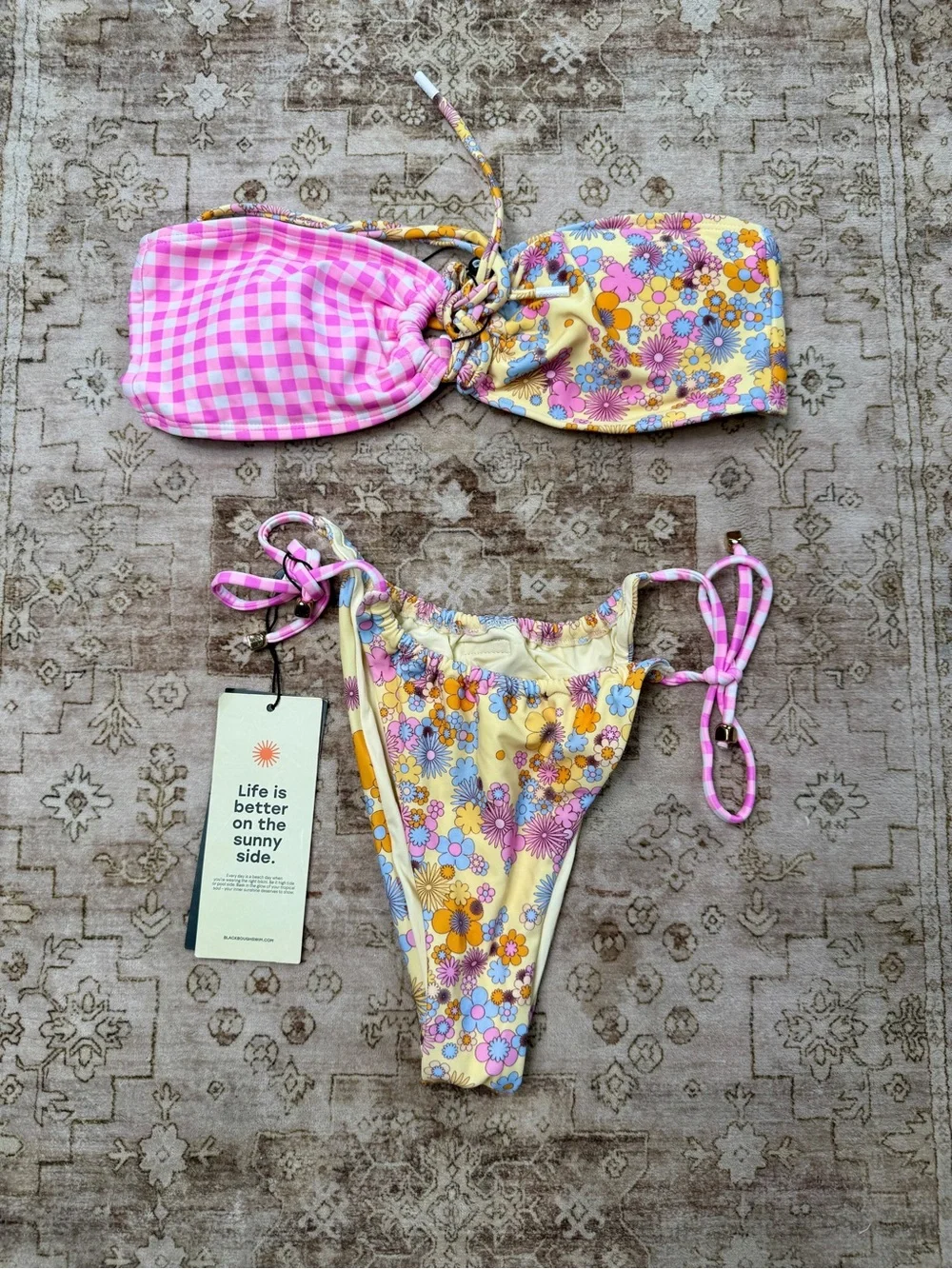 Blackbough Patterned Bikini Set NWT